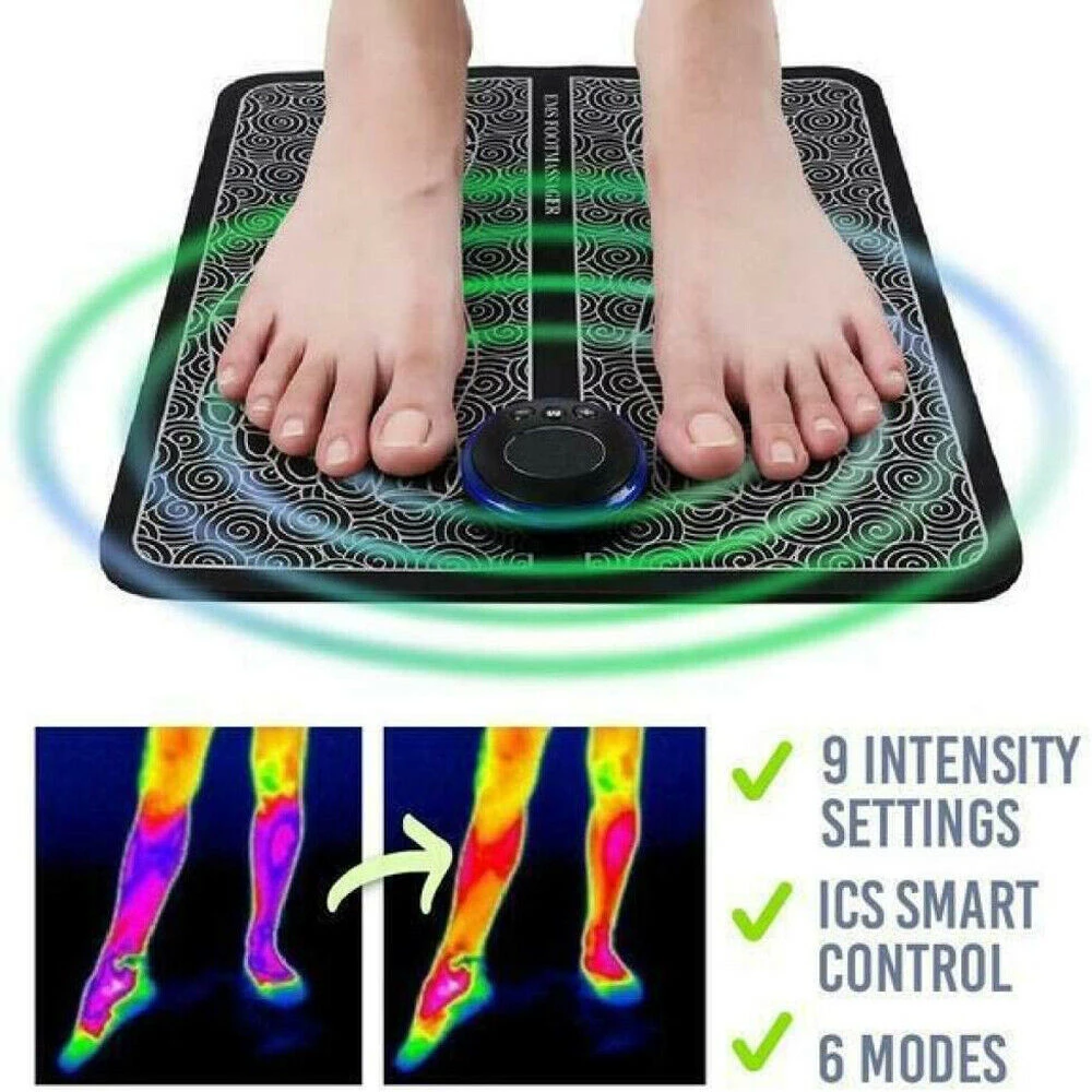 Electric Foot Massager Pad with Muscle Stimulation